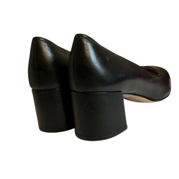 Naturalizer 27 Edit Women's 7M Rebecca Pump Heels Black Leather Support Comfort - Picture 4 of 12